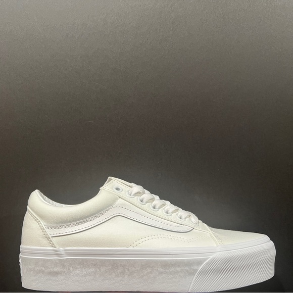 Vans, Old Skool Platform, VN0A3B3UWOO, True White - Picture 12 of 12